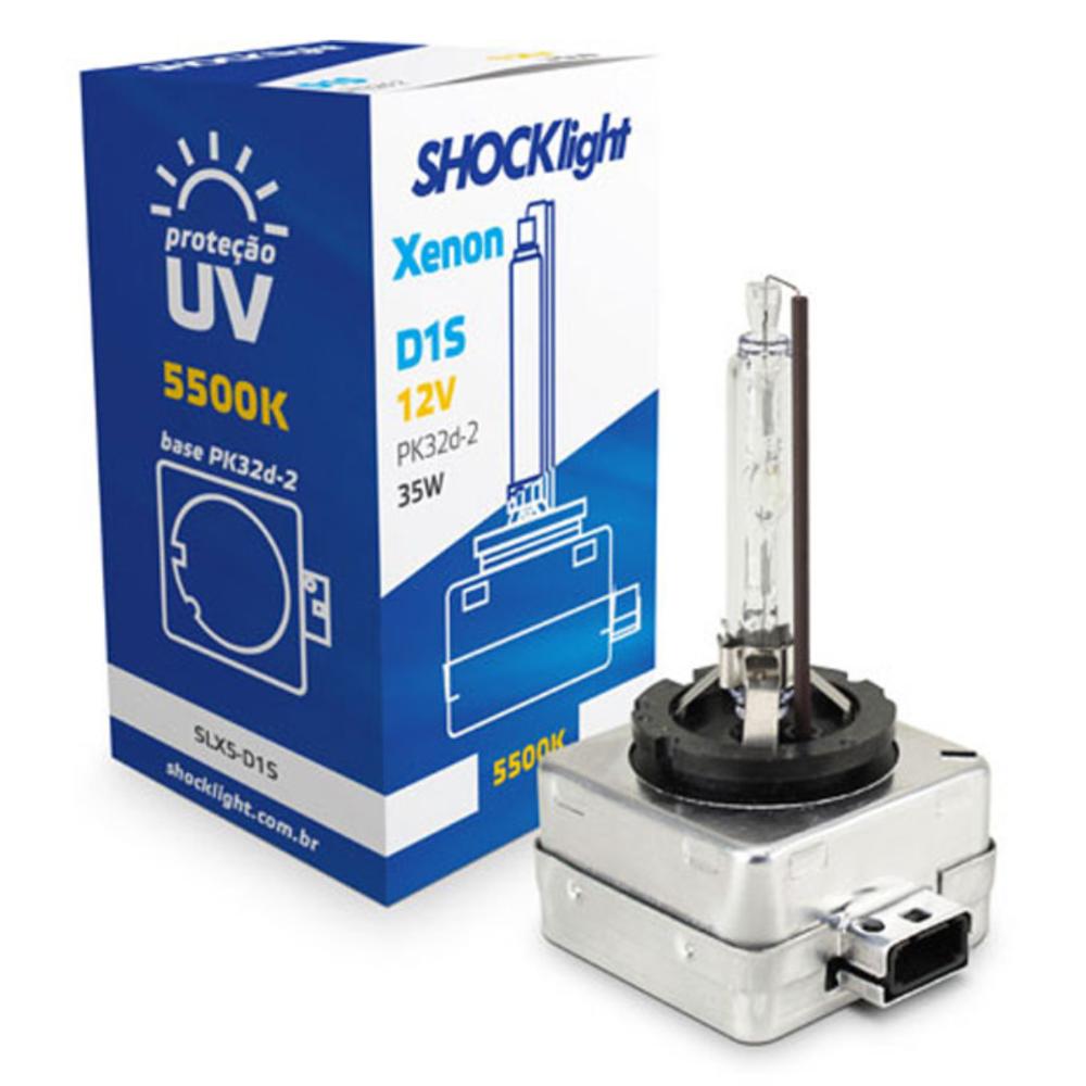 Lâmpada Xenon D1s 5500k 35w 12v Shocklight