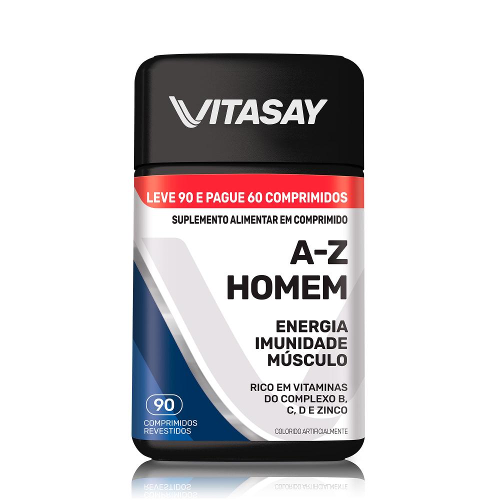 Suplemento Vitasay A-Z Homem 90 Comprimidos Revestidos