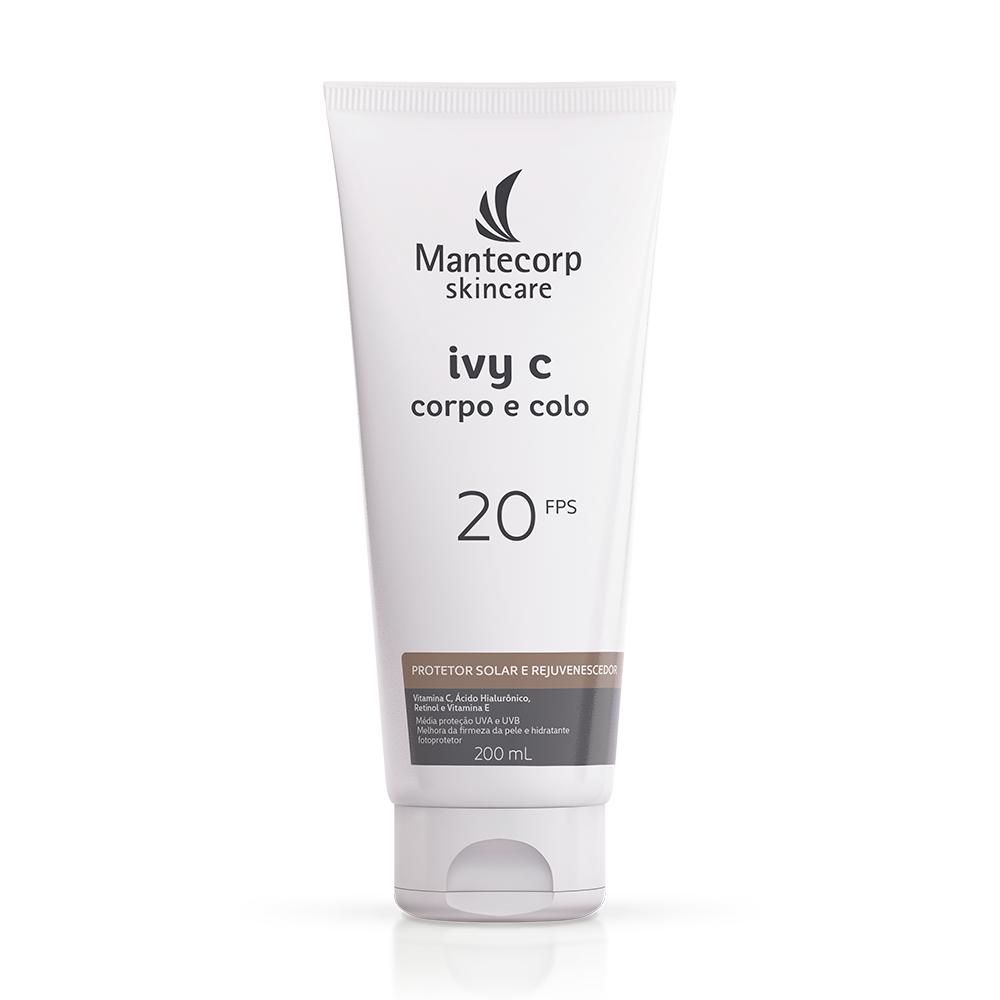 Rejuvenescedor Proteção Solar FPS20 Ivy C Corpo e Colo 200mL