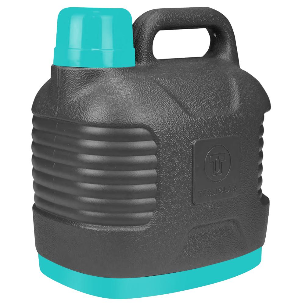 Garrafa Térmica Termolar 5  Cinza e Laranja