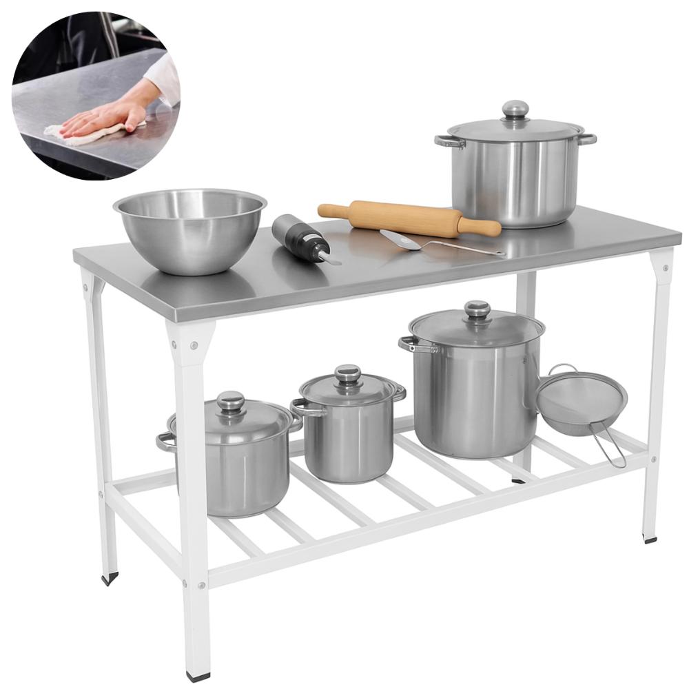 Mesa Inox 430 0,5Mm Linha Leve 1,17x0,55 Prateleira - Innal