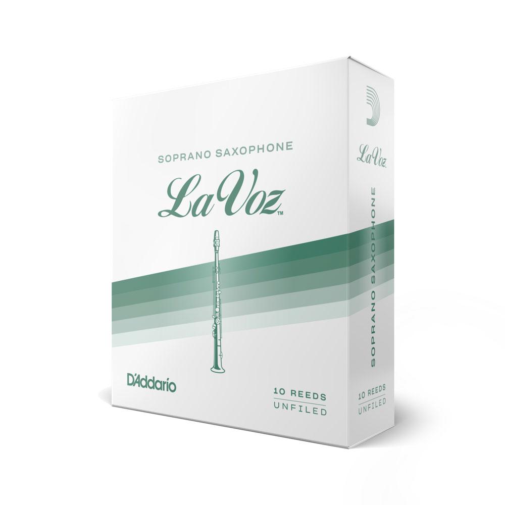Palheta Sax Soprano S (10 Unidades) D'Addario La Voz RIC10SF