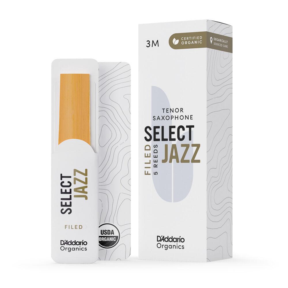 Palheta Sax Tenor 3M (5 Peças) DAddario Select J ORSF05TSX3M