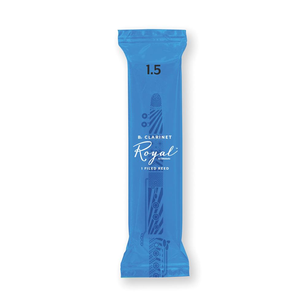 Palheta Clarineta Bb 1.5 (Unidade) D'Addario Royal 25RCB0115