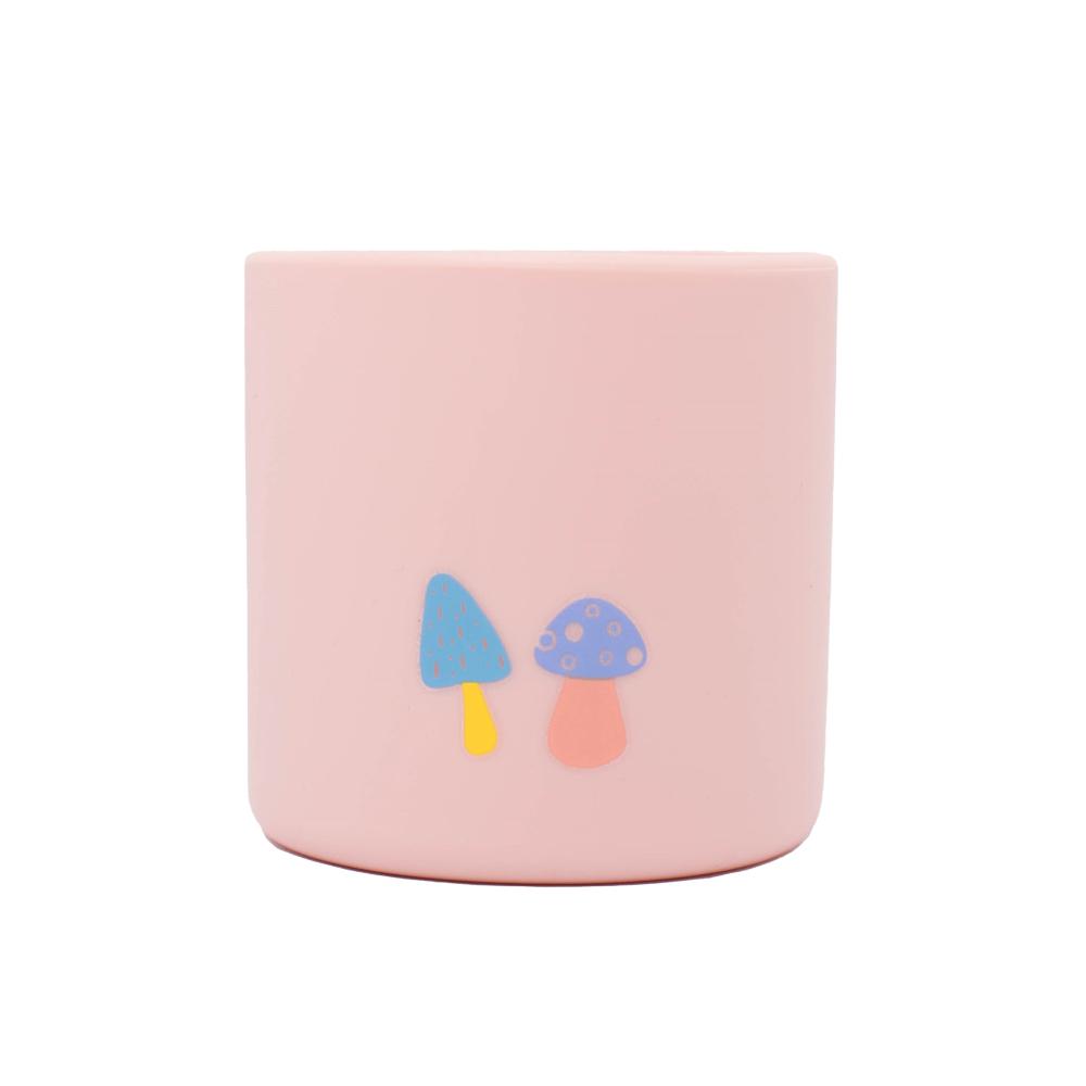Copo De Silicone Fadinha Rosa Büp Baby