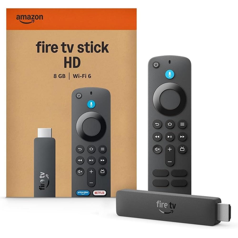 Amazon Fire TV Stick HD (2026), Controle Remoto por Voz com Alexa, alimentado pela TV, com configuração simples,  B0DVK166SV, AMAZON