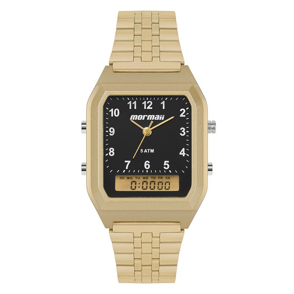 Relógio Mormaii Unissex Vintage Dourado - MOPC21JALG/7P