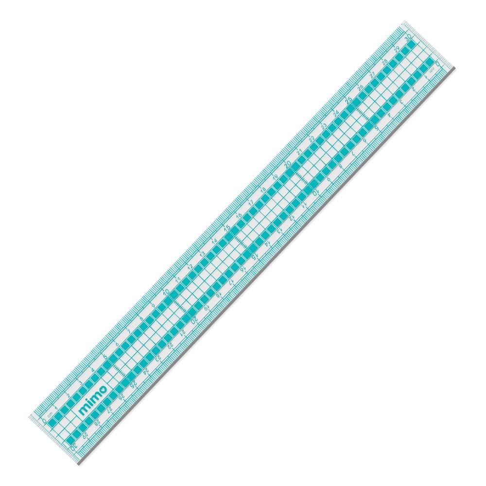Régua Profissional para Corte Mimo - 30 cm x 4 cm