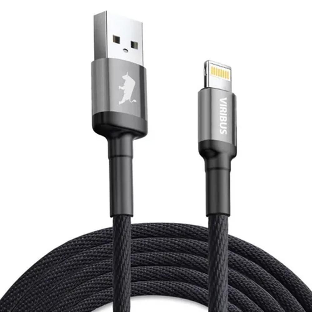 Cabo Premium Para Iphone E Ipad Reforçado 1,5M Viribus