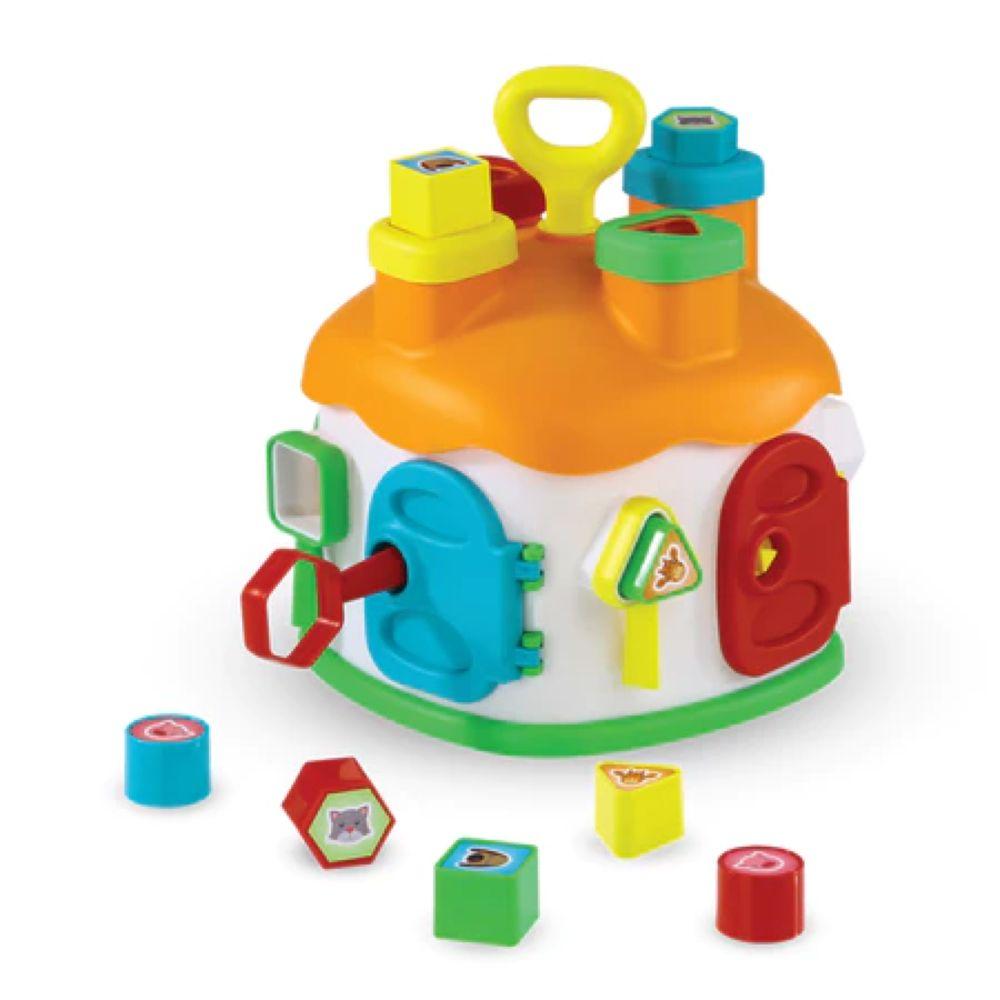 Casinha Educativa Mundo Magico com Blocos - 6451 - Homeplay