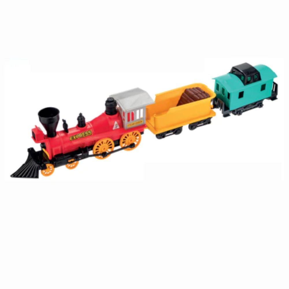 Trem Maquina Locomotiva com 2 Vagões - Cod.1118 - Gulliver