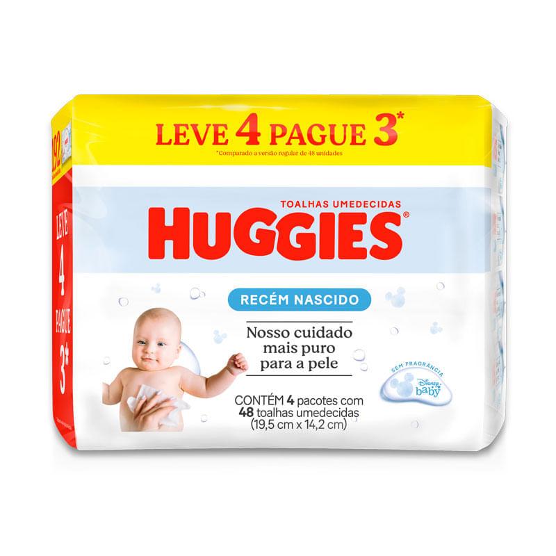 Toalha Huggies Umed Pure Care L4 P3