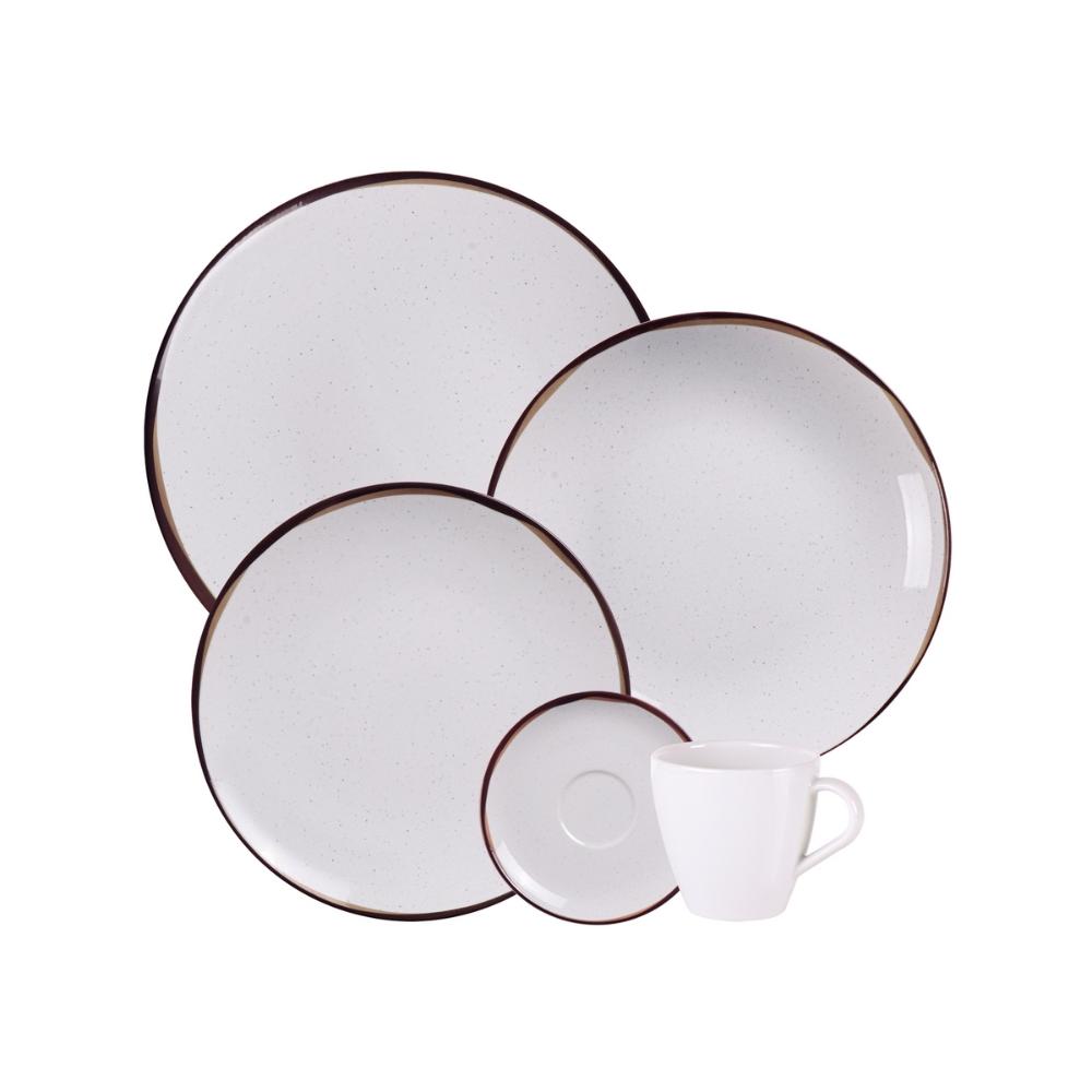 Jogo de Jantar Canyon Porcelana Decorada 20 Peças Tramontina