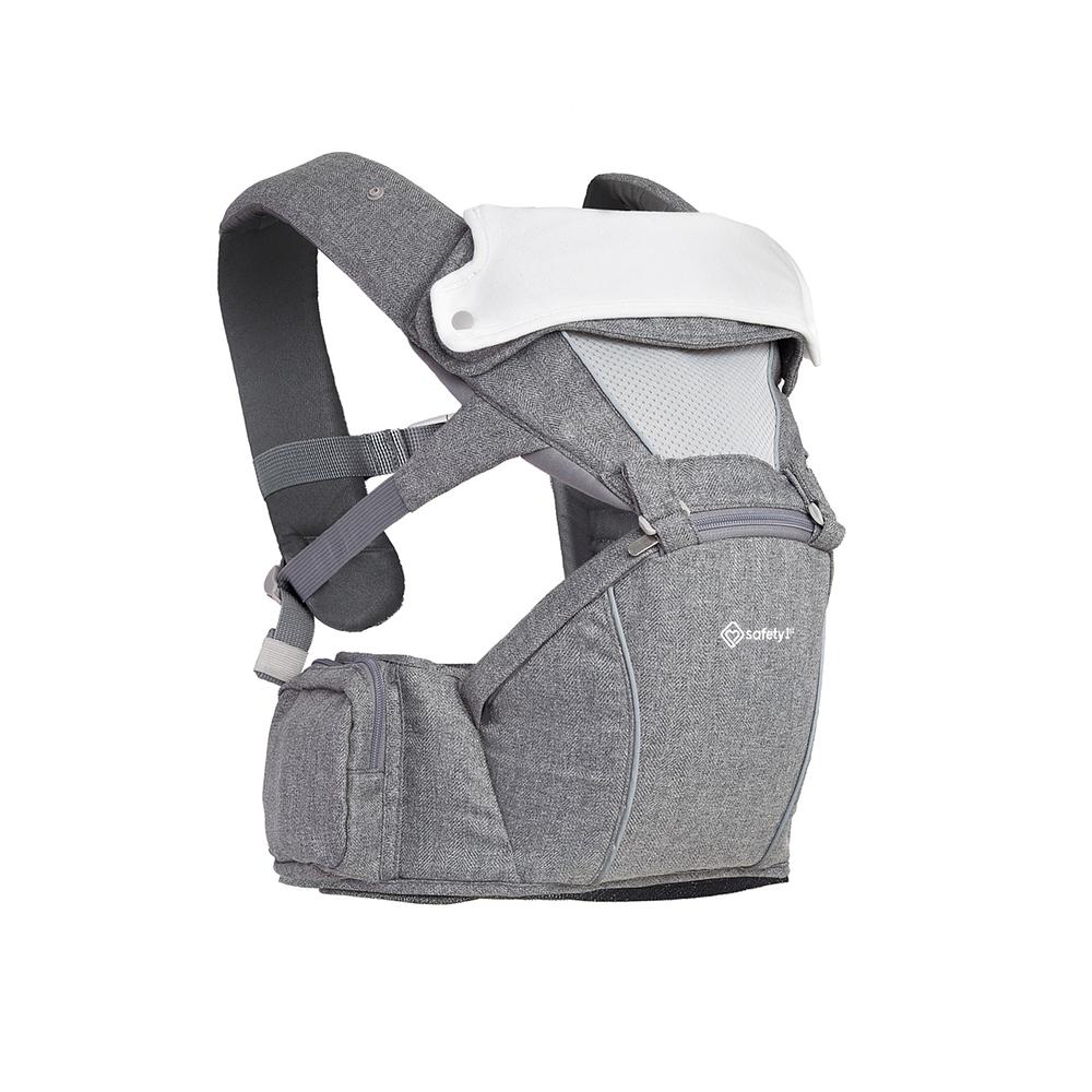 Canguru Hipseat 5 em 1 Wallaby 3,5 a 15kg Safety 1st Grey