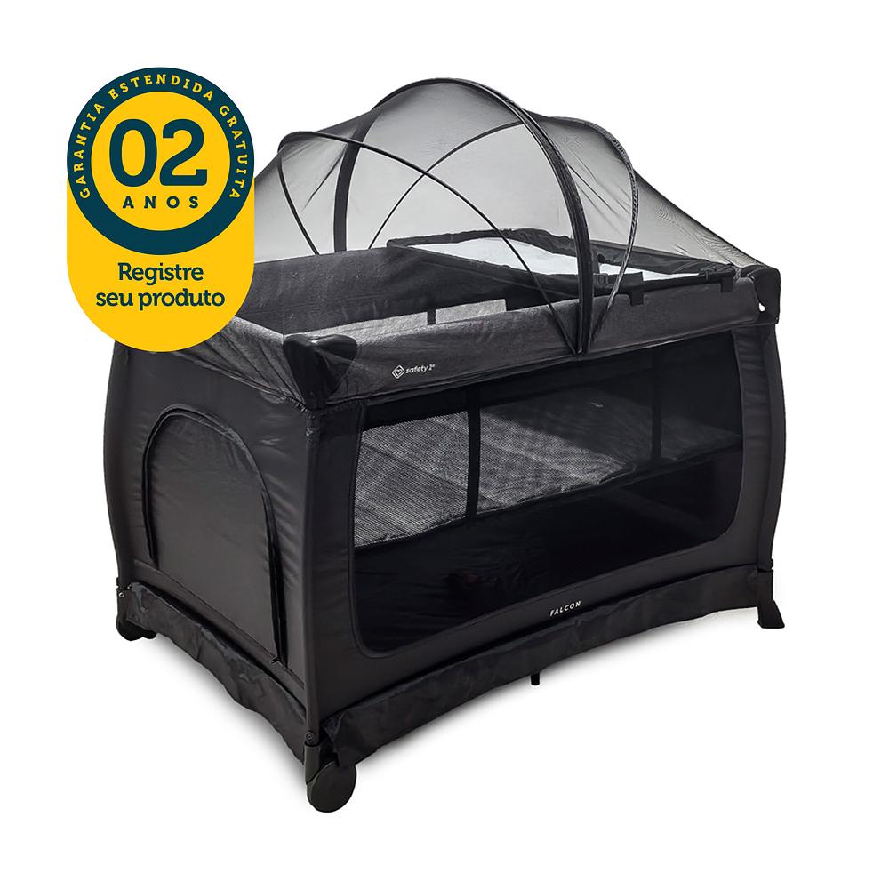 Berço Portátil Montessoriano 0-20kg Falcon Black Safety 1st
