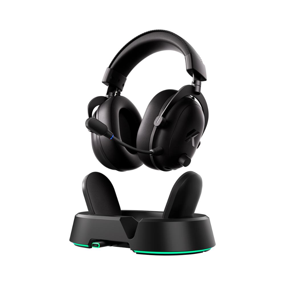 Headset MCHOSE V9 Turbo Gamer Base Magnética RGB Sem Fio
