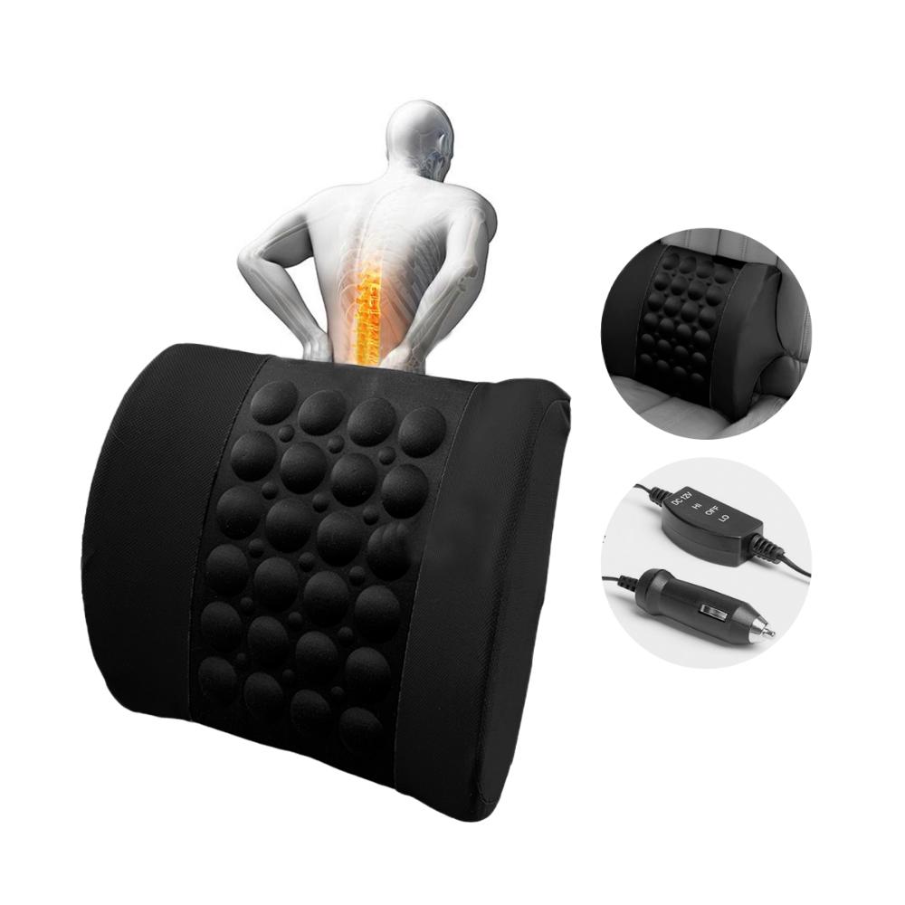 Almofada Veicular de Massagem Vibração Lombar Automóvel