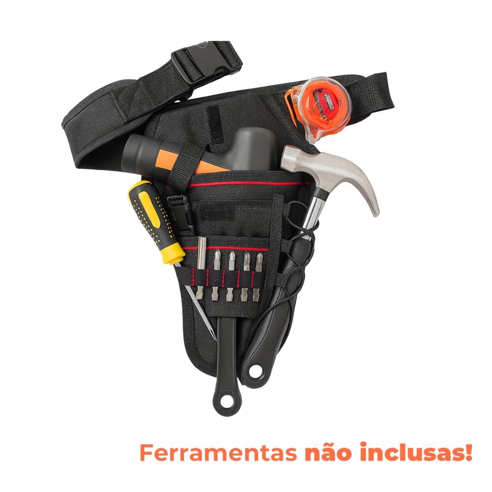 Cinto Porta Ferramentas Coldre Parafusadeira Profissional