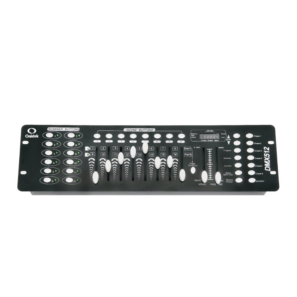Mesa Controladora Iluminação DJ 192 Canais DMX512 Bivolt