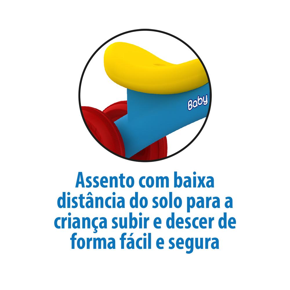 Baby Bike de Equilibrio Azul Brinquedos Bandeirante