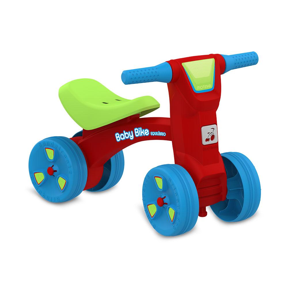 Baby Bike Equilibrio Motinha Vermelho Bandeirante