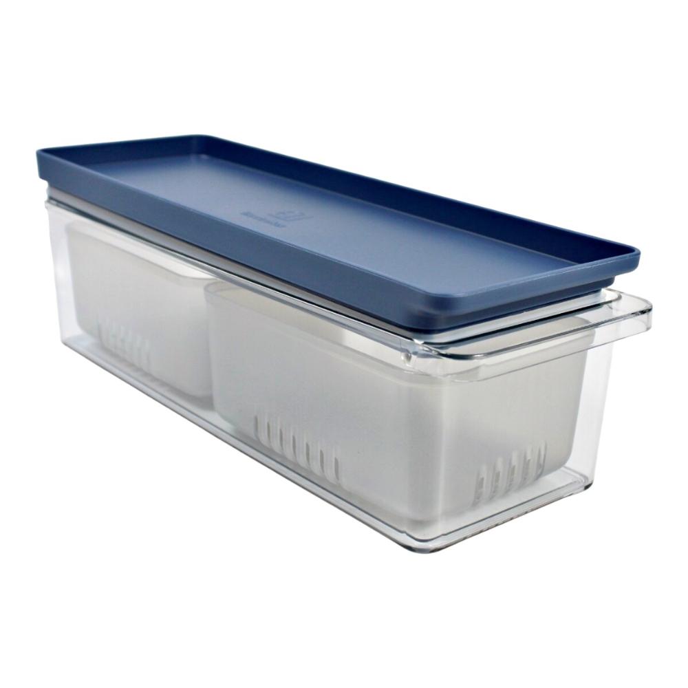 Organizador de Geladeira Electrolux Experience com Cesto Escorredor 2,3L