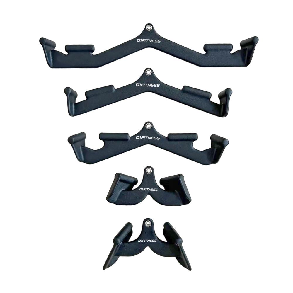 Kit Puxador Anatômico Revestido Musculação Multipegada