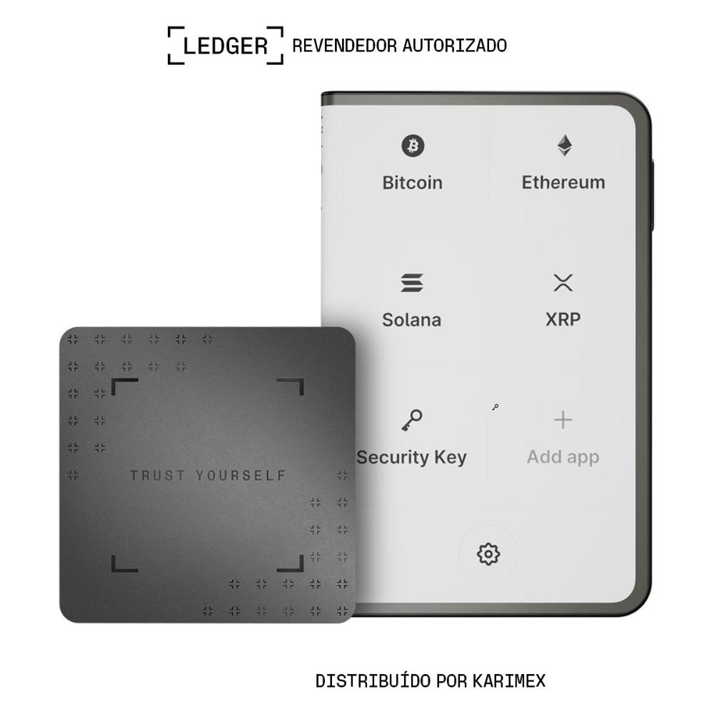 Ledger Stax - Agora com o Ledger Recovery Key, o backup privado, fácil e seguro do acesso aos seus ativos. (Grafite)