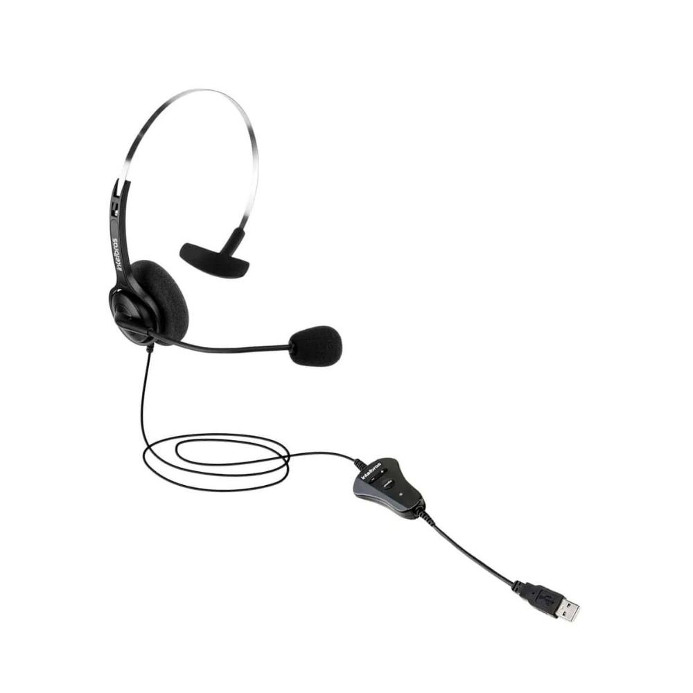 Headset Intelbras Para Telefone Chs 40 Usb 4010041 Mono Preto