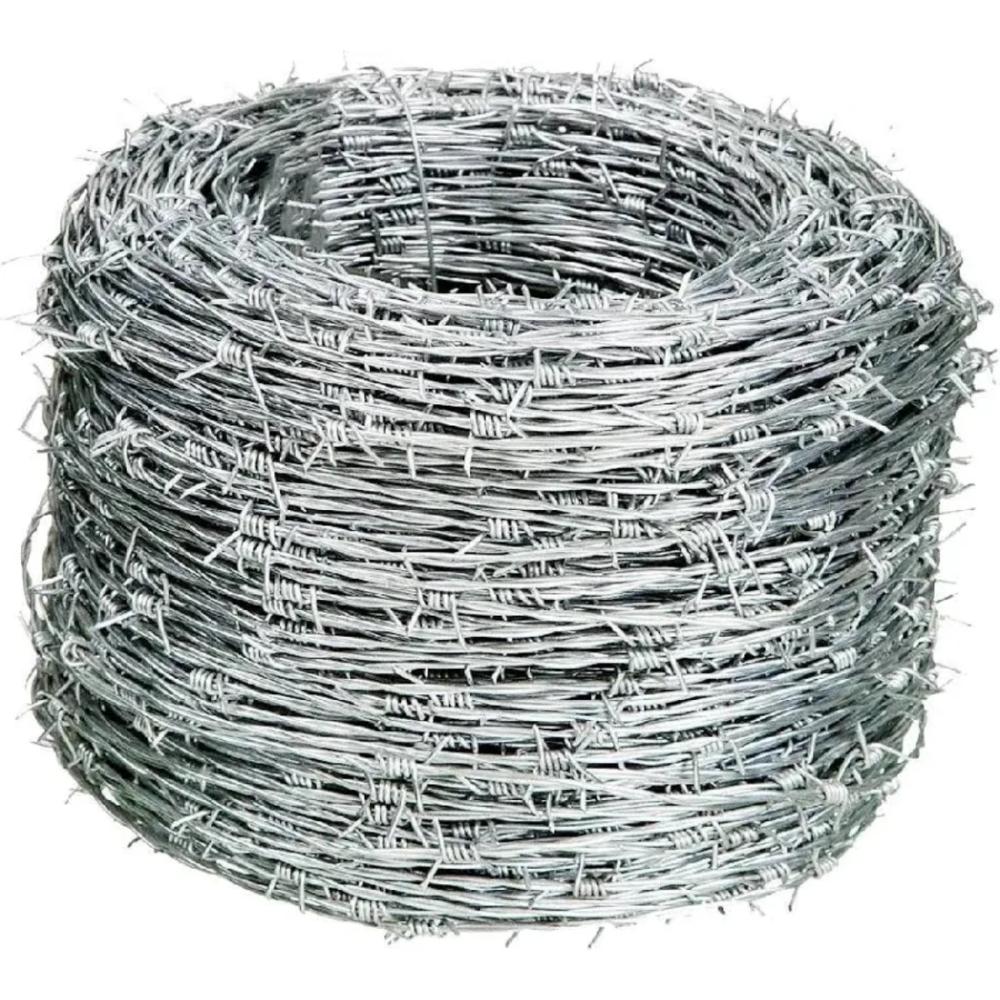 Arame Farpado Belgo Forte 500m F16 Galvanizado Para Cerca Rural