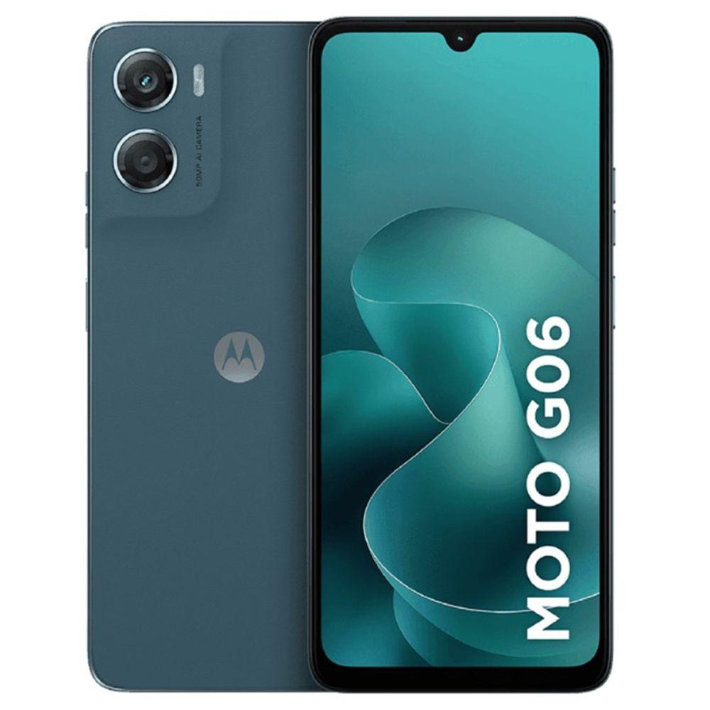 Smartphone Motorola Moto G06 4G 128GB 4GB RAM Câmera Traseira 50MP + Câmera Frontal 8MP 6.9" Azul Marinho