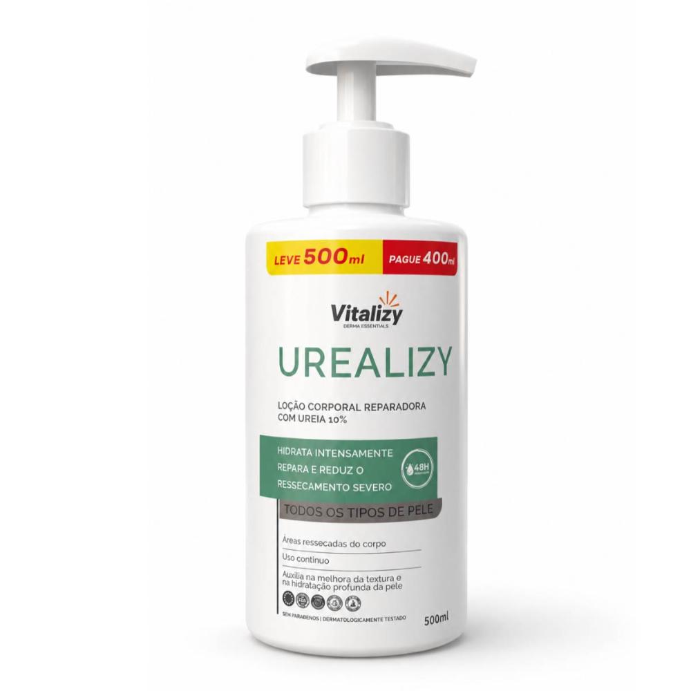 Loção Hidratante Urealizy 10% 500ml Vitalizy