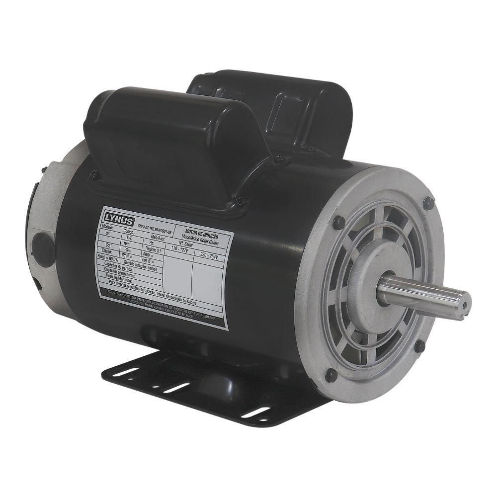 Motor Elétrico 3.0CV 2P 60HZ Monofásico 127/220V IP21 MOD.56H LYNUS-00005395.0