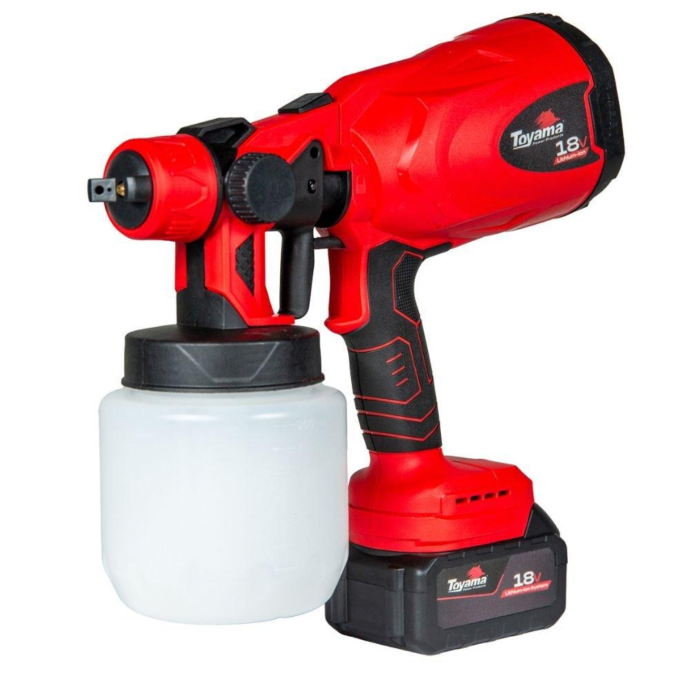 Pistola de Pintura 18V TBT18SG800-K2 com Bateria e Carregador TOYAMA-815-101M