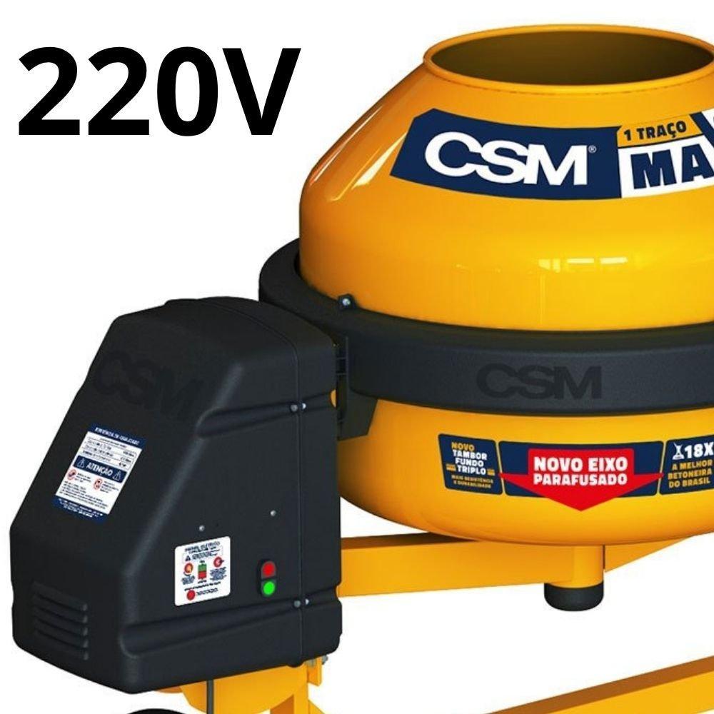 Betoneira 400 Litros 1 Traço Max com Motor Monofásico CSM