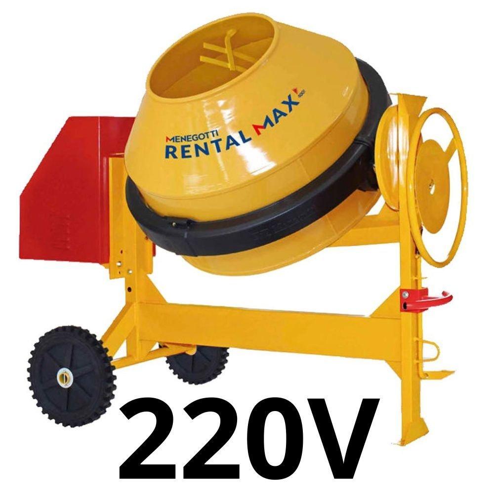 Betoneira 400 Litros 2CV Monofásica 220V Rental Max com Chapa 2,66mm + Kit de Segurança Profissional MENEGOTTI-4001126