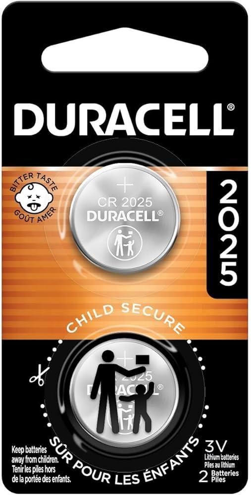 1 Un. Duracell Cr2025 Bateria Lítio 3 V