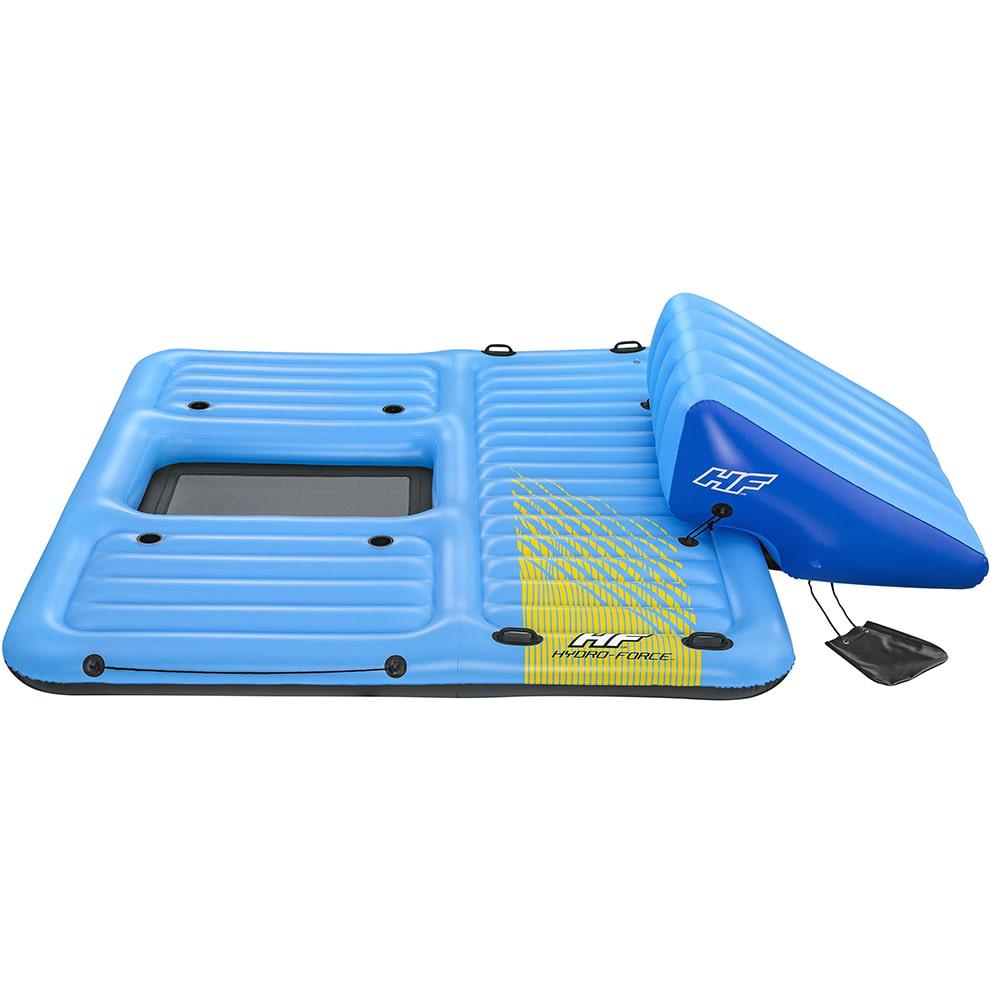 Ilha Flutuante Inflável + Escorregador HydroForce Summer Slide 5 Pessoas Bestway