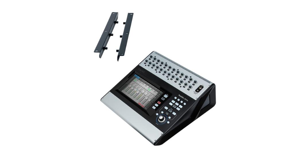 Mesa de Som Digital Compacta QSC TOUCHMIX-30-PRO com Rack 19
