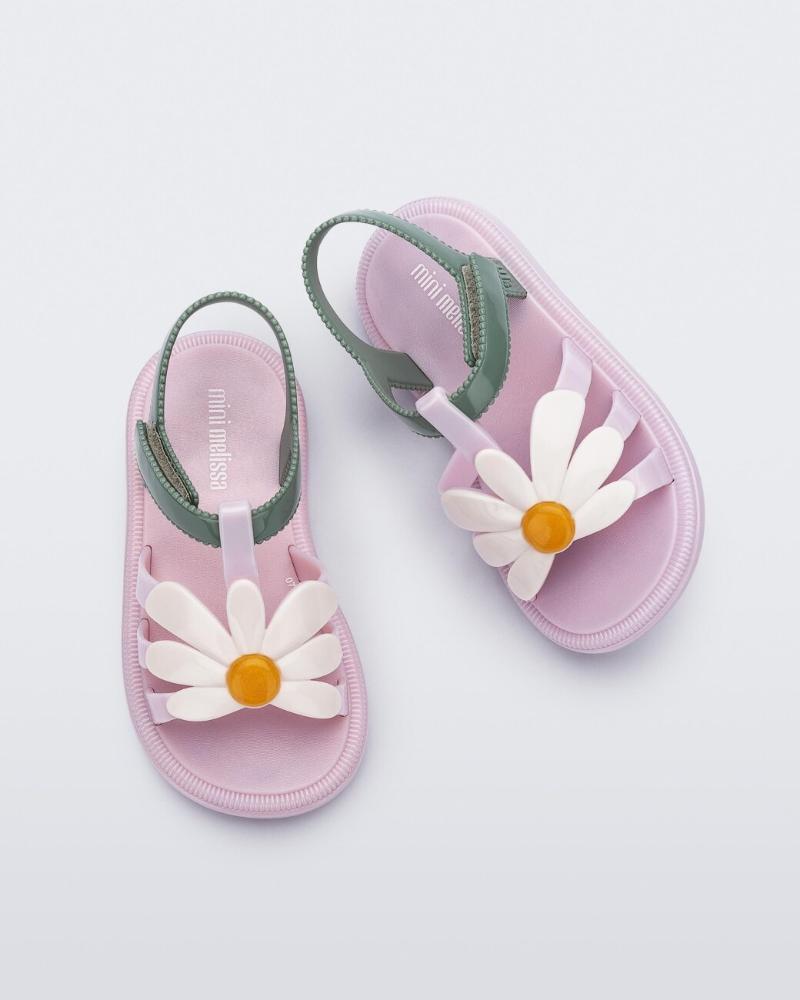 Sandália Bebê Mini Melissa Hip Bloomy 
