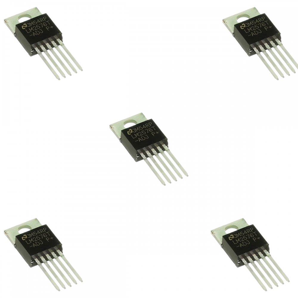 Ci regulador tensão ajustável LM2576T ADJ (Kit 5x)