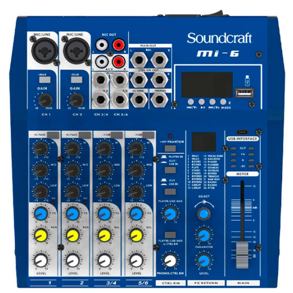 MESA DE SOM SOUNDCRAFT MI-6