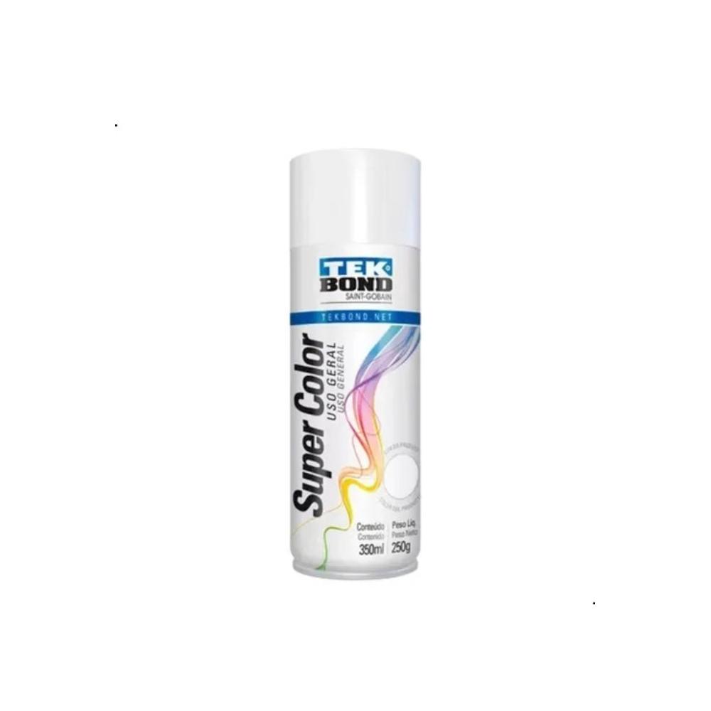 Tinta Spray Uso Geral Branco Fosco 350ml 250g - Tekbond