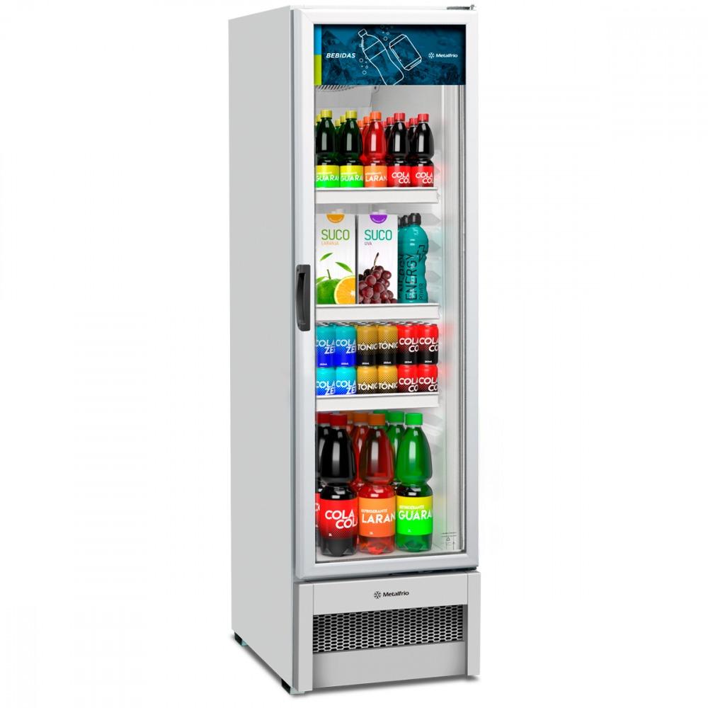 Visa Cooler Refrigerador Multiuso Expositor Vertical 303/326L VB28RB Metalfrio
