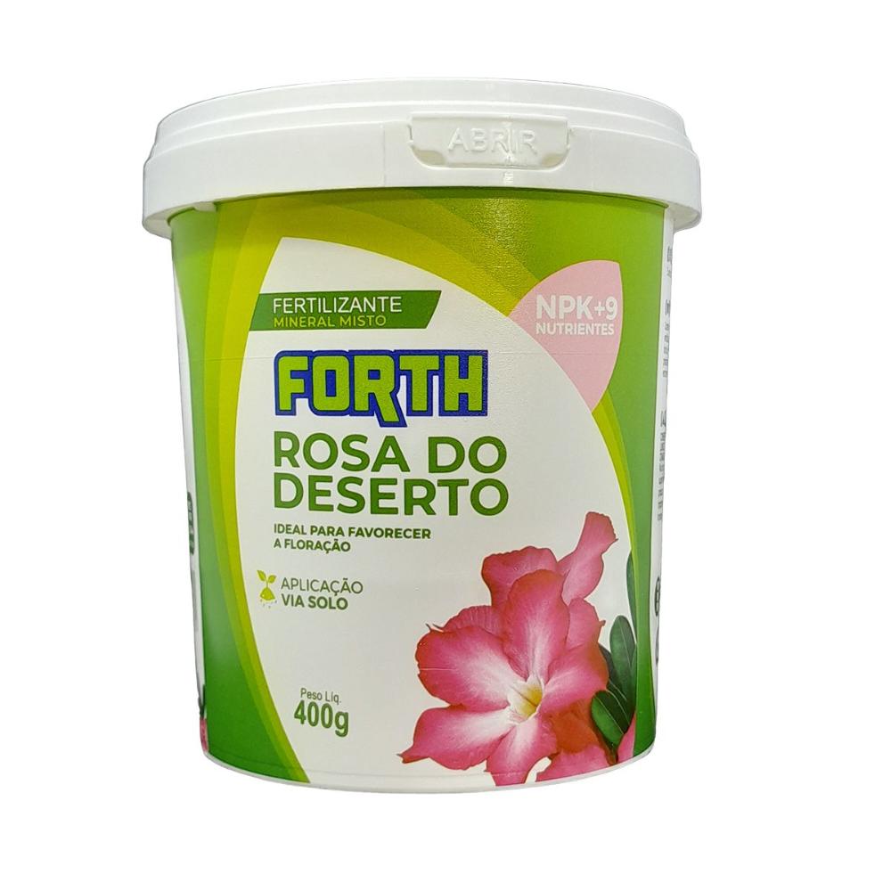 Adubo Fertilizante Forth Rosa Do Deserto 400g Favorece A Floração
