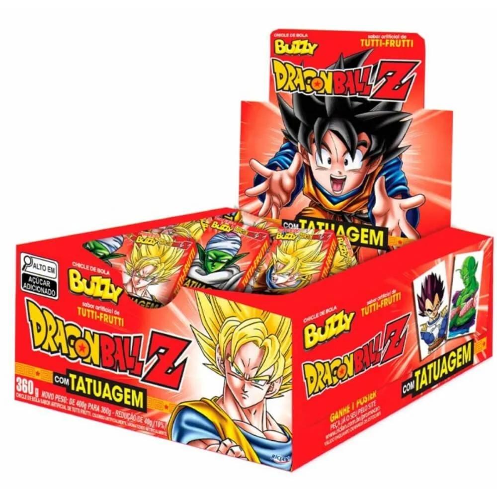 Chicle Buzzy Dragon Ball Tattoo Tutti Frutti 360g - Riclan