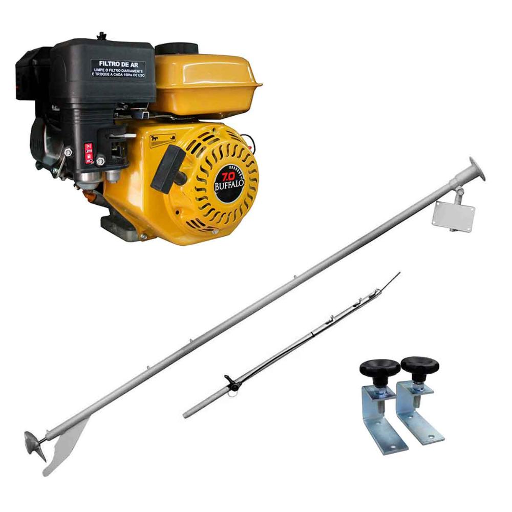 Rabeta Luxo 1,7 m para Barco com Motor Buffalo BFG 7,0 cv
