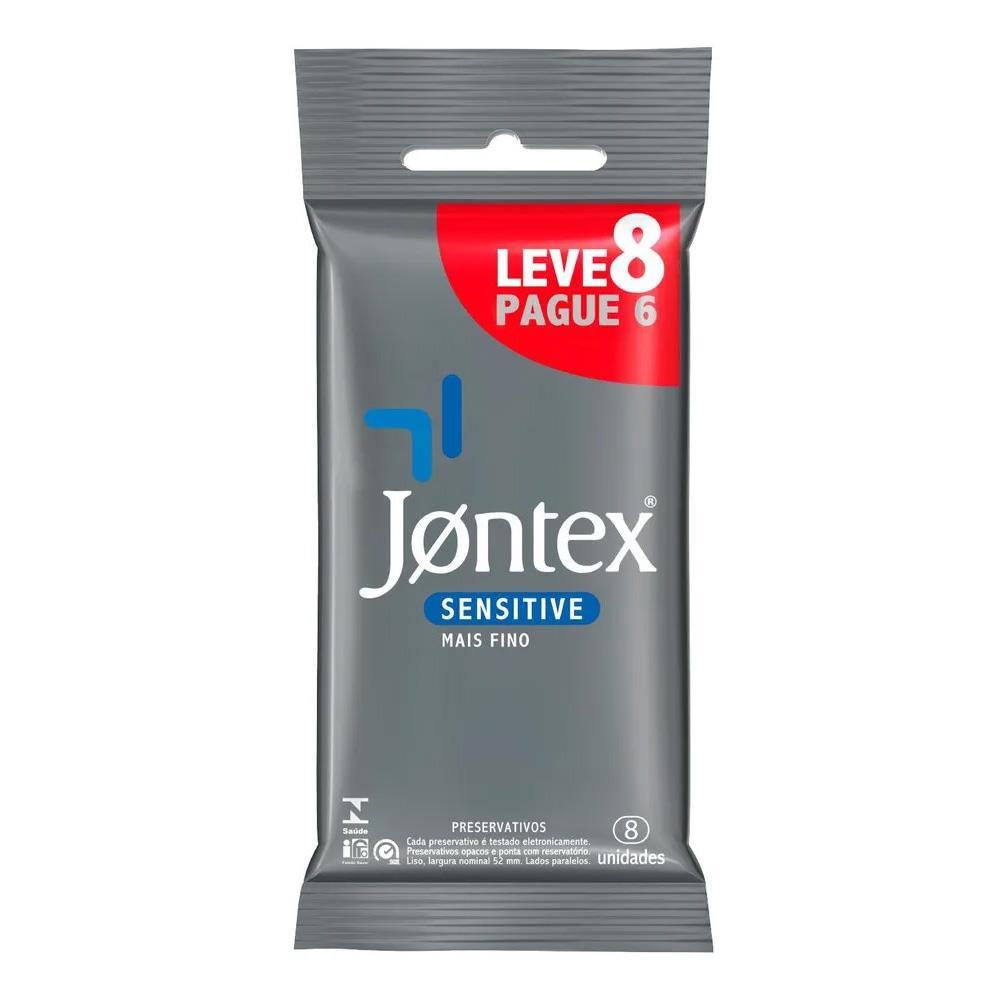 Preservativo Jontex Sensitive Leve 8 Pague 7 un