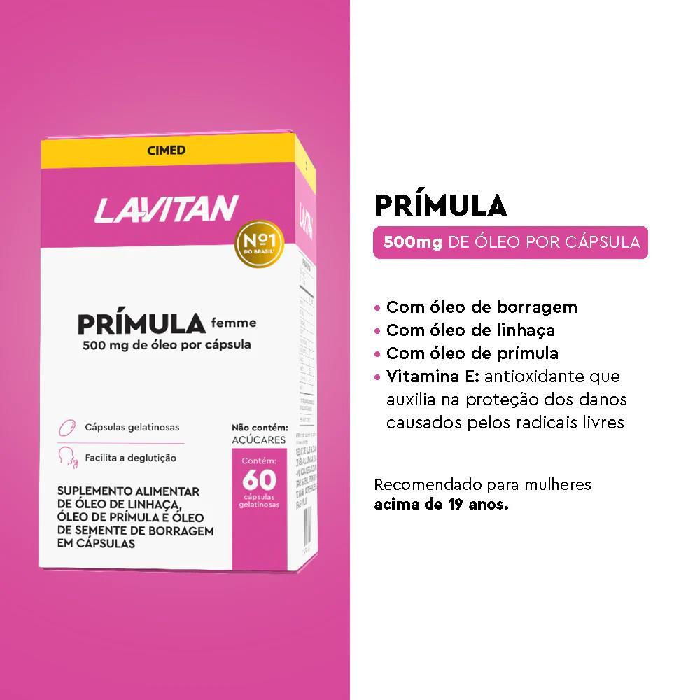 LAVITAN PRIMULA FEMME 60CAPS CIMED