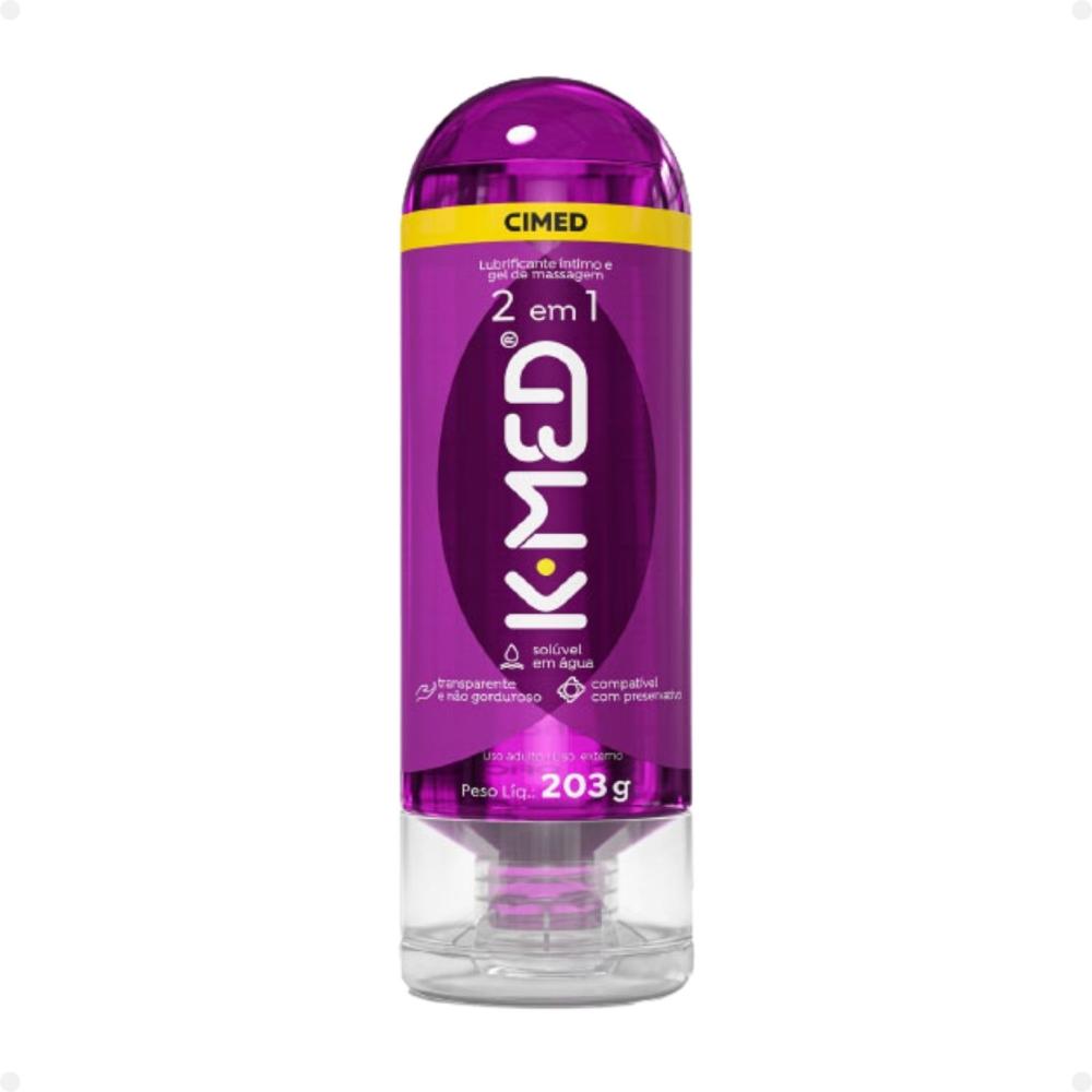 Gel Lubrificante Íntimo K-Med 2 em 1 203g